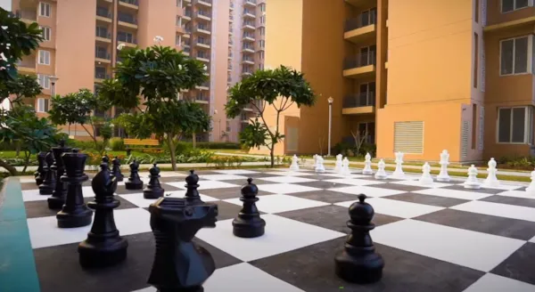 CHESS BOARD PLAY AREA