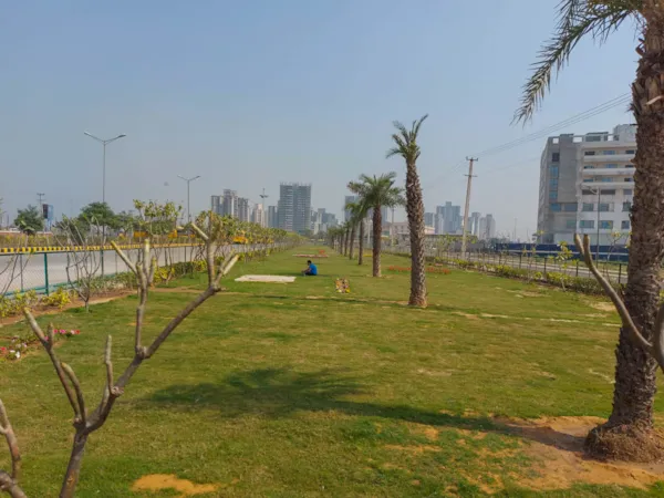 green area maintained in sector 90